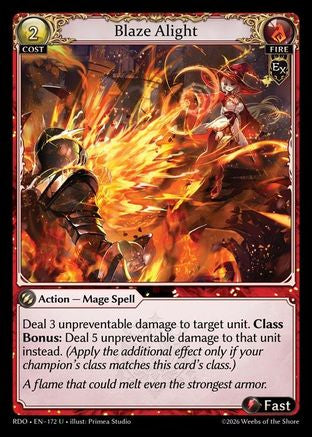 Blaze Alight (172) - Radiant Origins Foil