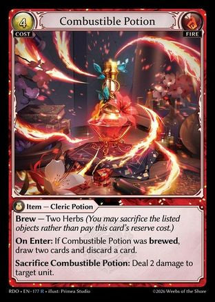Combustible Potion (177) - Radiant Origins
