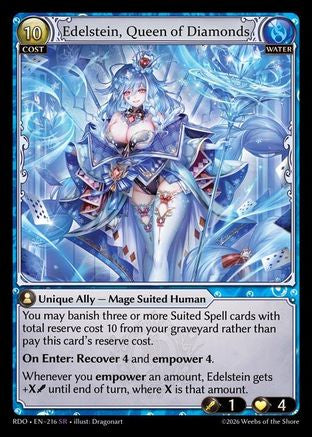 Edelstein, Queen of Diamonds (216) - Radiant Origins Foil