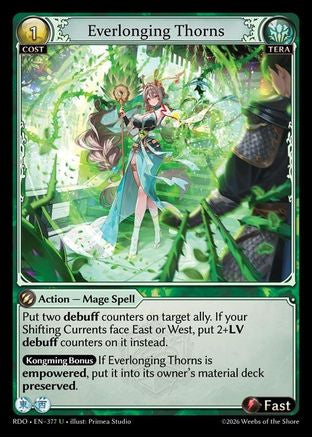 Everlonging Thorns (377) - Radiant Origins Foil