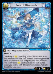 Four of Diamonds (223) - Radiant Origins Foil