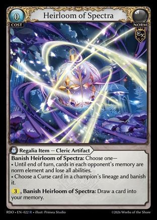 Heirloom of Spectra (022) - Radiant Origins