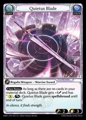 Quietus Blade (033) - Radiant Origins Foil