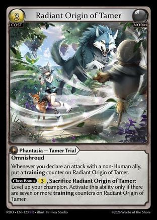 Radiant Origin of Tamer (123) - Radiant Origins