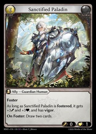 Sanctified Paladin (135) - Radiant Origins