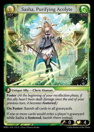 Sasha, Purifying Acolyte (276) - Radiant Origins