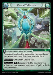 Vernal Talisman (037) - Radiant Origins