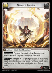 Nascent Barrier (Curio Foil) (101) - Radiant Origins Foil
