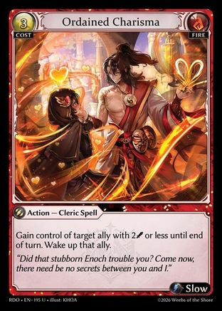 Ordained Charisma (Curio Foil) (195) - Radiant Origins Foil