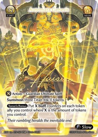 Automata Genesis (CSR) (361) - Radiant Origins Foil