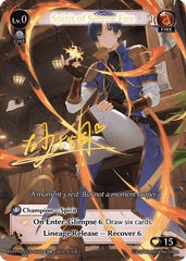 Spirit of Serene Fire (004B) (004B) - Radiant Origins Foil