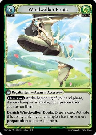 Windwalker Boots (021) - Radiant Origins Foil