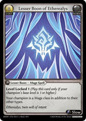Lesser Boon of Etherealys (025) - Radiant Origins Pantheon