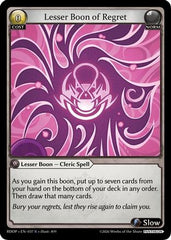 Lesser Boon of Regret (037) - Radiant Origins Pantheon