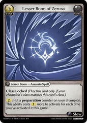Lesser Boon of Zerusa (047) - Radiant Origins Pantheon