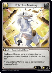 Unbroken Mustang (020) - Radiant Origins Event Pack Foil