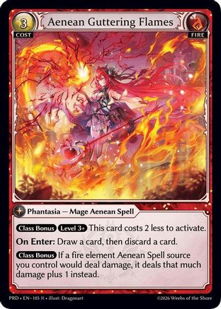 Aenean Guttering Flames (105) - asphodelparadise