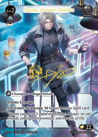 Dante, Aenean Initiate (CSR) (005) - asphodelparadise Foil