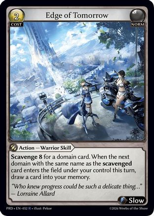 Edge of Tomorrow (052) - asphodelparadise Foil