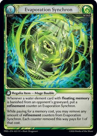 Evaporation Synchron (023) - asphodelparadise Foil