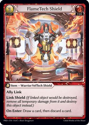 FlameTech Shield (116) - asphodelparadise Foil