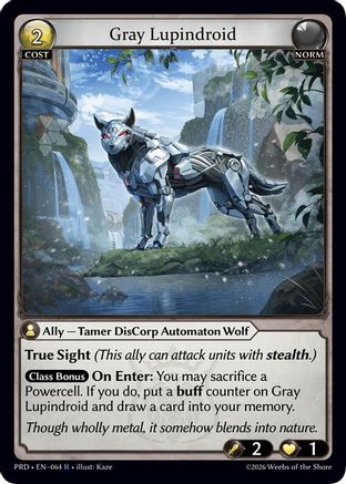 Gray Lupindroid (064) - asphodelparadise Foil