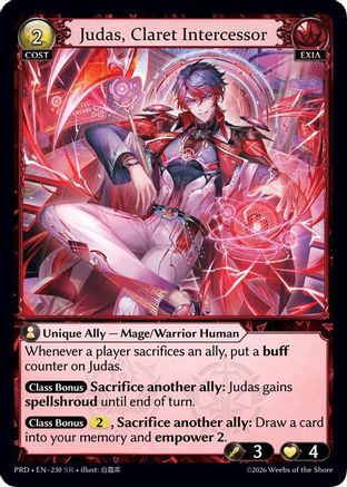 Judas, Claret Intercessor (230) - asphodelparadise Foil