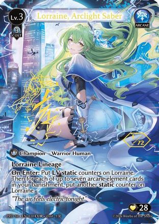 Lorraine, Arclight Saber (CUR) (010) - asphodelparadise Foil