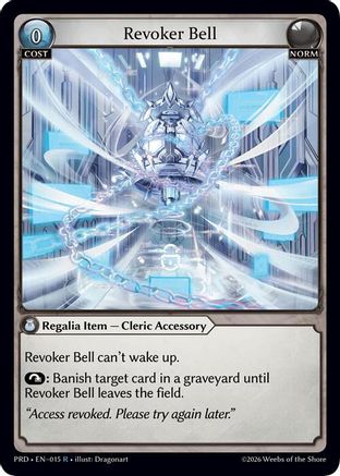 Revoker Bell (015) - asphodelparadise Foil