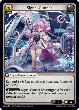Signal Gunner (085) - asphodelparadise Foil