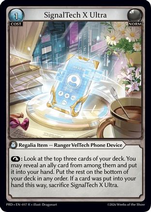 SignalTech X Ultra (017) - asphodelparadise Foil