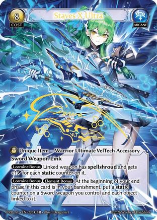 Staves X Ultra (CSR) (220) - asphodelparadise Foil