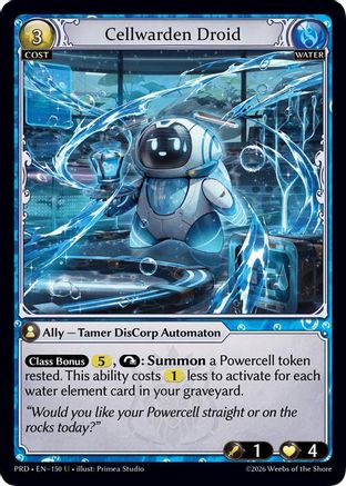 Cellwarden Droid (Interference Curio Foil) (150) - asphodelparadise Foil
