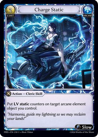 Charge Static (Interference Curio Foil) (210) - asphodelparadise Foil