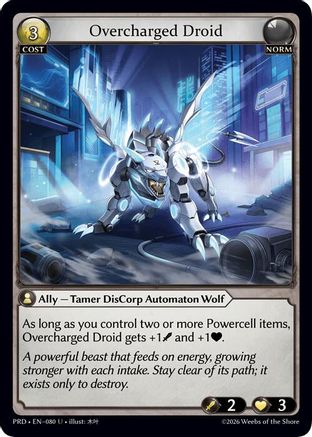 Overcharged Droid (Interference Curio Foil) (080) - asphodelparadise Foil