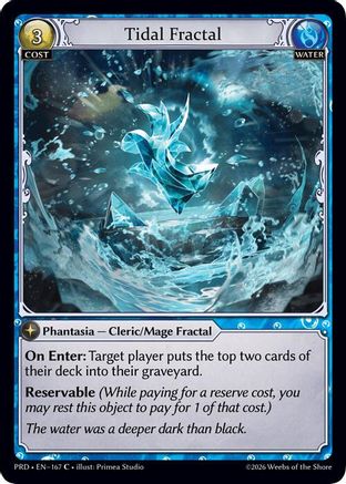 Tidal Fractal (Interference Curio Foil) (167) - asphodelparadise Foil