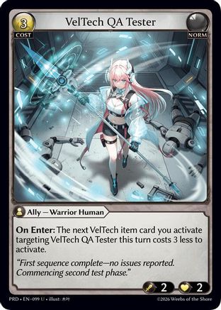 VelTech QA Tester (Interference Curio Foil) (099) - asphodelparadise Foil