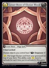 Lesser Boon of Elysian Blood (005) - asphodelparadise Pantheon