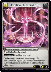 Excalibur, Reflected Edge (057) - Distorted Reflections Alter Edition Foil